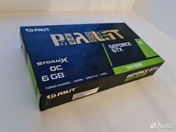 Видеокарта Palit GeForce GTX 1660 Super StormX