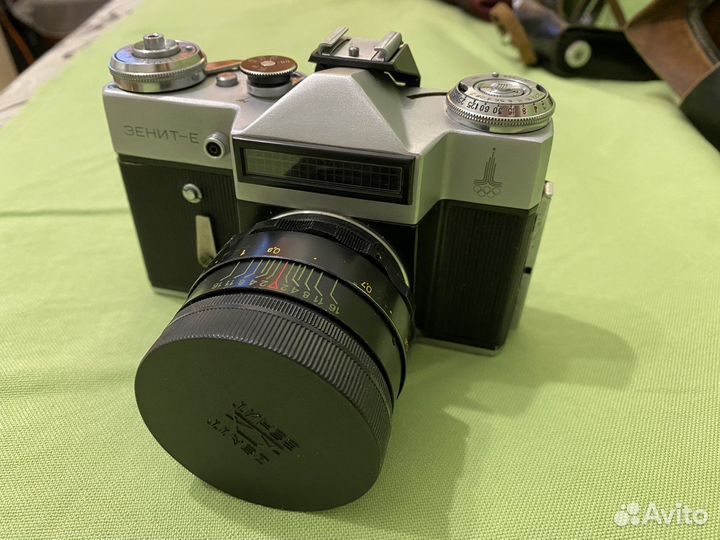 Плёночный фотоаппарат Зенит Е (Zenit) Олимпиада 80