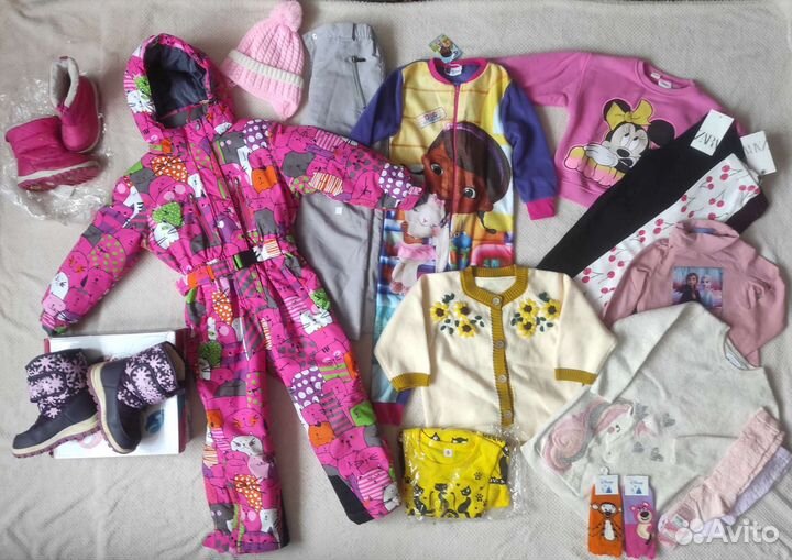 Вещи пакетом на девочку 110-116