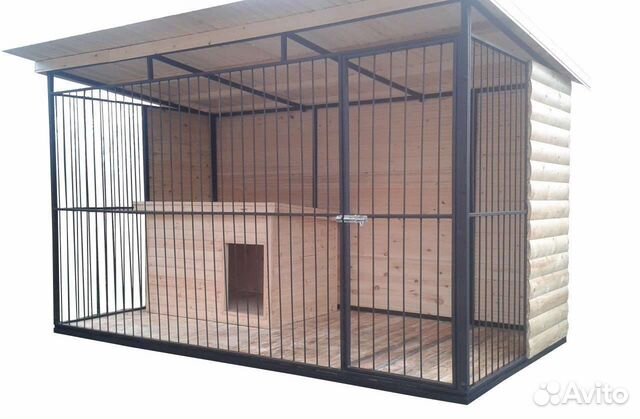 Вольер для собак на участок