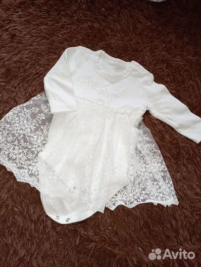 Боди платье