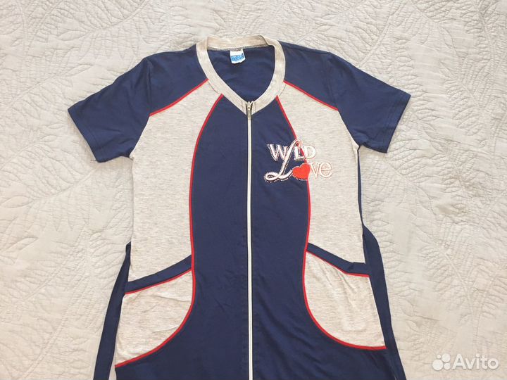 Новые халаты хлопковые домашние, р. 46-48