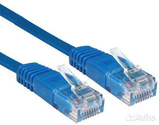 Патч корд ExeGate EX241494RUS кат.5e 1,0м синий UT