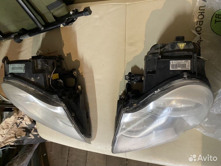 Фары на porsche cayenne 957 955