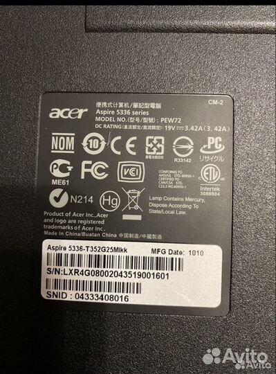 Ноутбук Acer