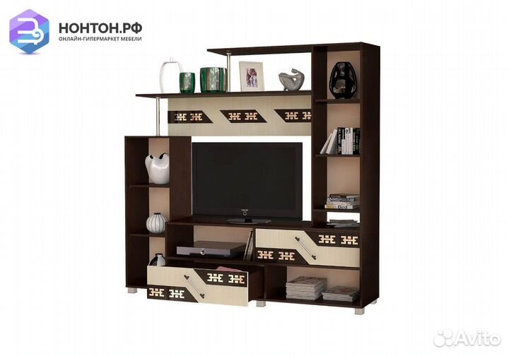 Центральная секция Зодиак венге / дуб атланта