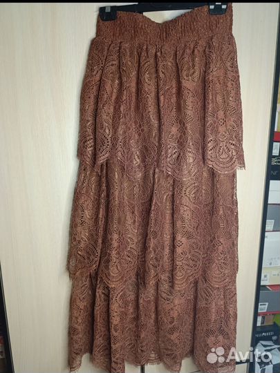 Юбка кружевная