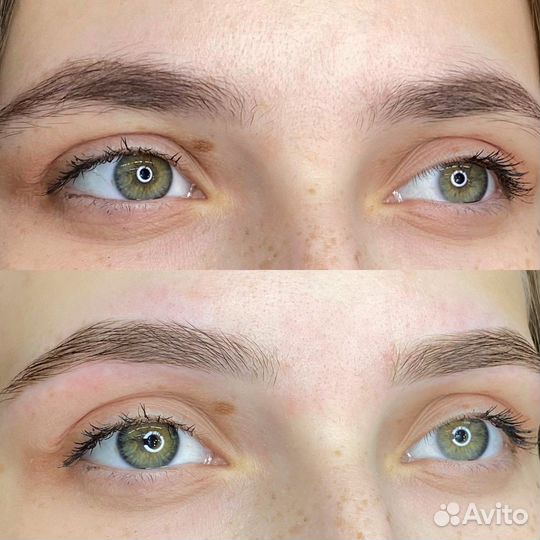 Окрашивание и ламинирование бровей