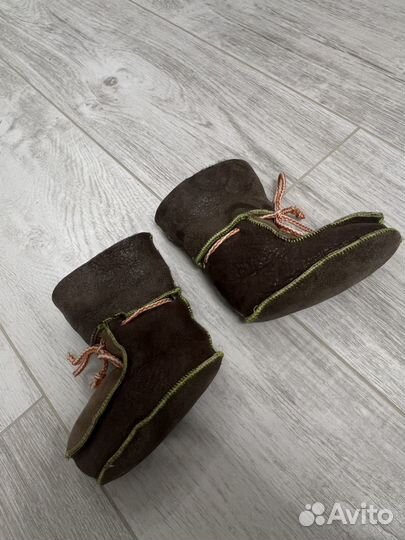 Чуни из овчины детские 12 см