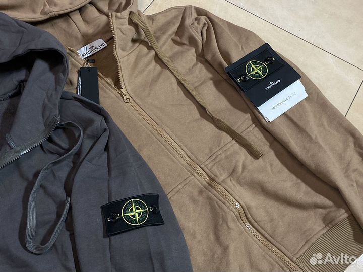 Зип худи stone island