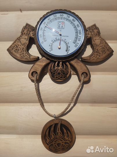 Термометр, гигрометр для бани