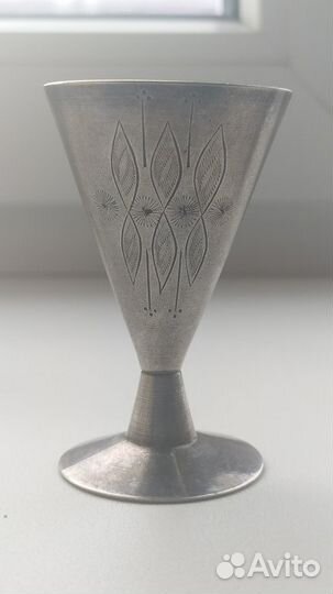 Рюмка Конусные. Серебро, Позолота - 916 проба