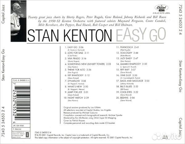 Stan Kenton (1911-1979) - Easy GO (1 CD)