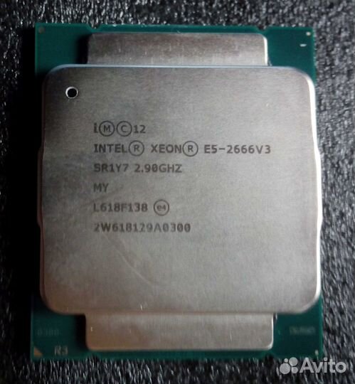 Процессор xeon e5 2666v3