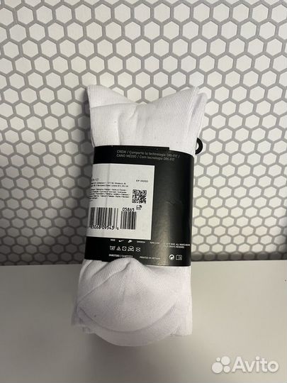 Носки Nike высокие белые 3 пары