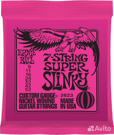 Струны для 7стр. электрогитары Ernie Ball 2623