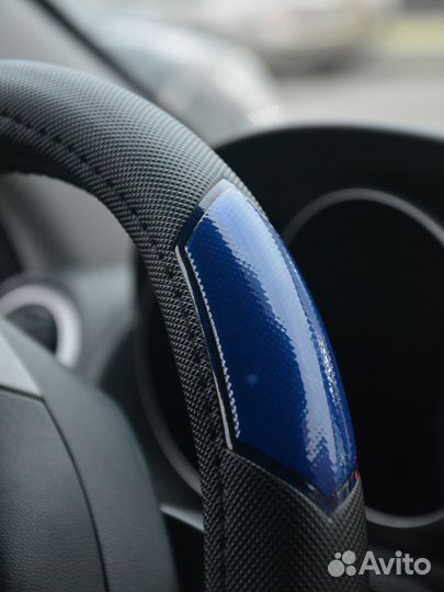Оплетка на руль из экокожи, 37-39 см