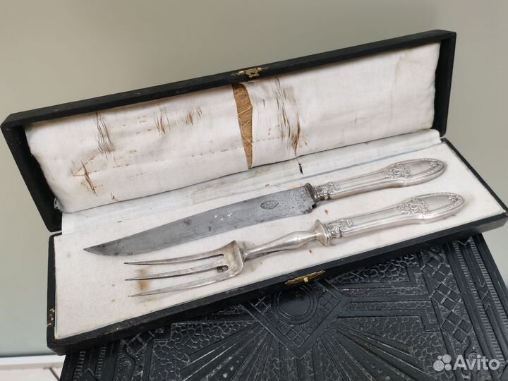 Ложки вилки столовое серебро 875 изделия лом