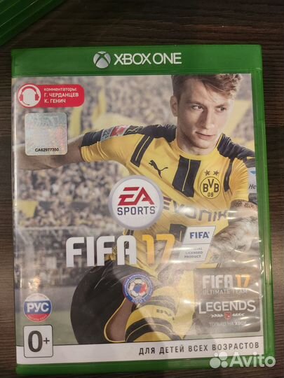 Fifa 2017 игра для Xbox one X/S