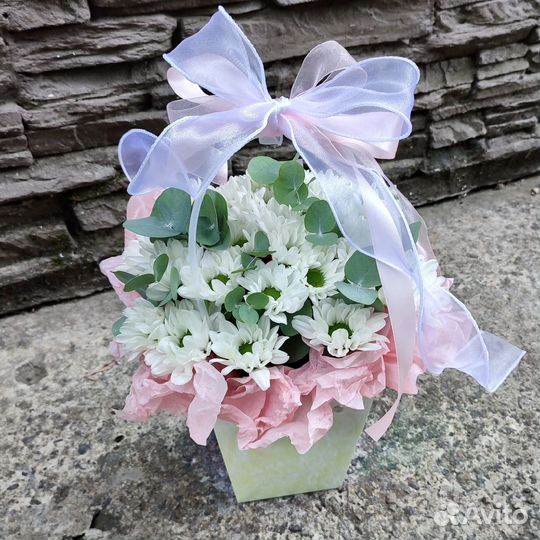 Цветы в плайм-пакете 222