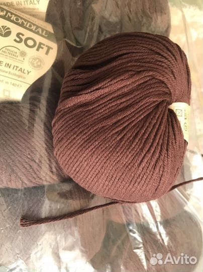 Пряжа для вязания хлопок 100