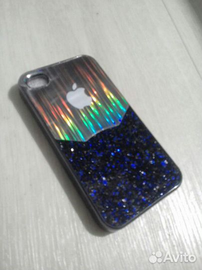 Чехол для айфона 4g с блёстками