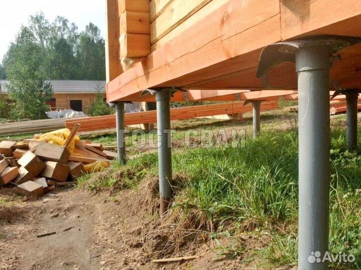 Монтаж винтовых свай. Без посредников