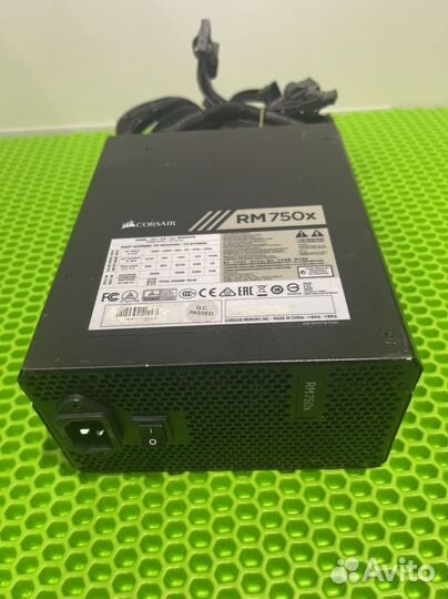 Блок питания corsair rm 750x 750w 750 вт