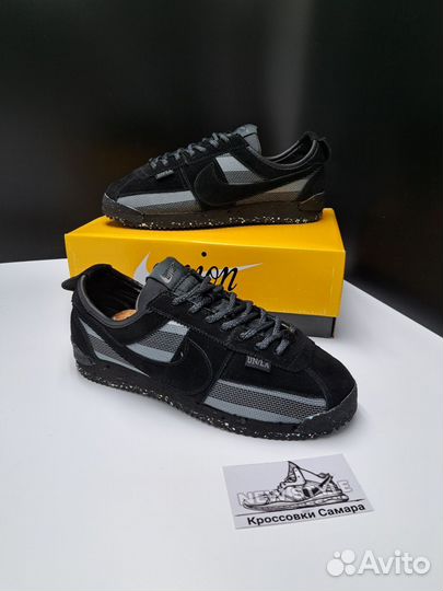 Кроссовки nike cortez union черные