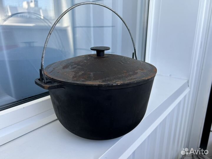 Казан чугунный 8 литров