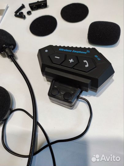 Мотогарнитура в шлем