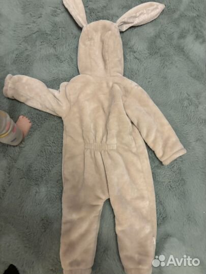 Детский комбинезон с ушками 74-80