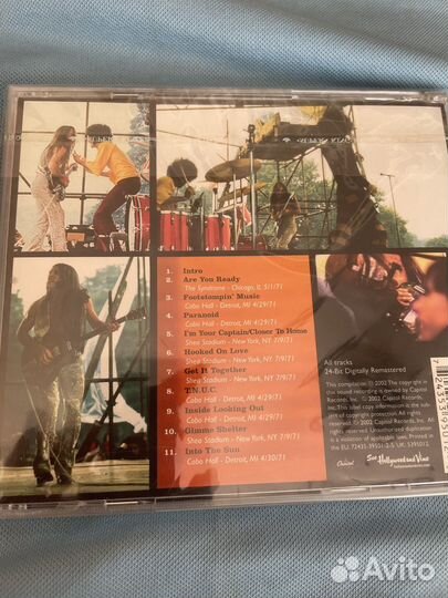 Аудио CD Grand funk live