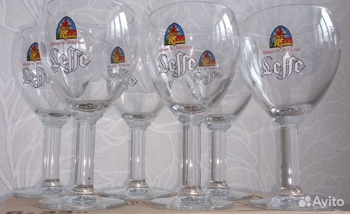 Бокалы Леффе для пива и коктейлей, 0.3 л 6шт