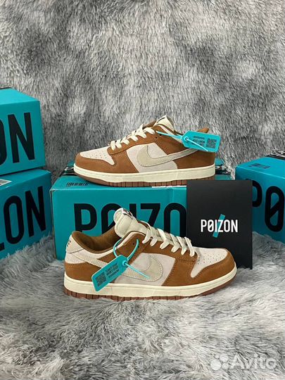 Nike Dunk Low Medium Curry Оригинал Коричневые