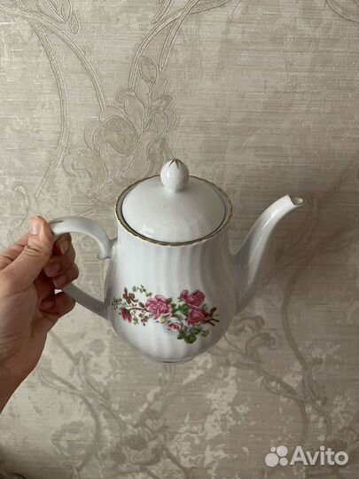 Чайник заварочный фарфоровый
