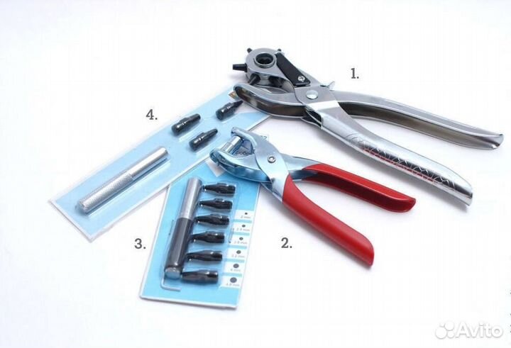 Пробойник ручной 3 насадки