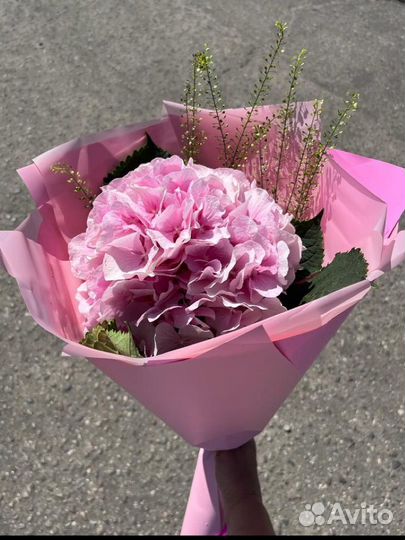 Букет из гортензии