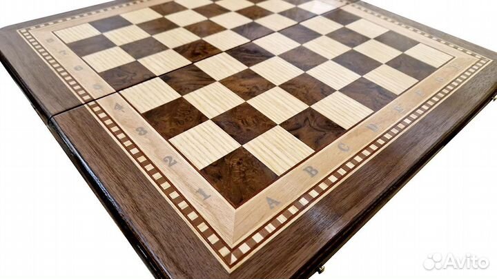 Шахматы Турнирные-2 инкрустация 40, AZ107, Zeynalyan 63175