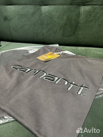 Футболка Carhartt серая 3XL