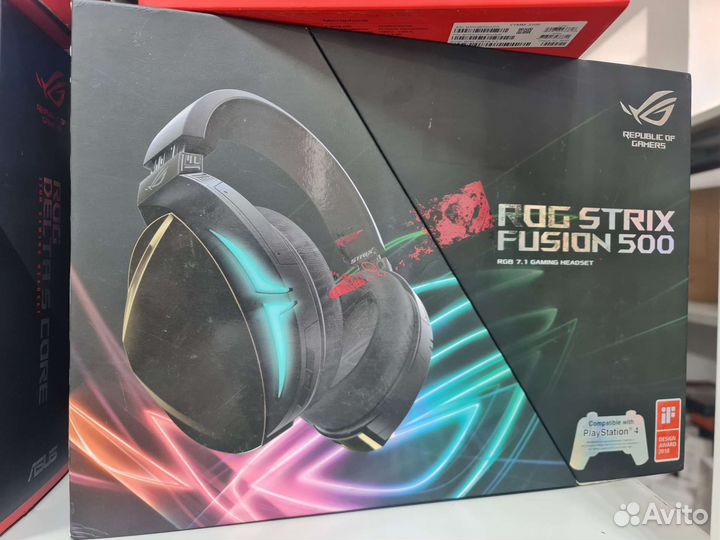 Игровые наушники asus ROG Strix Fusion 500 7.1