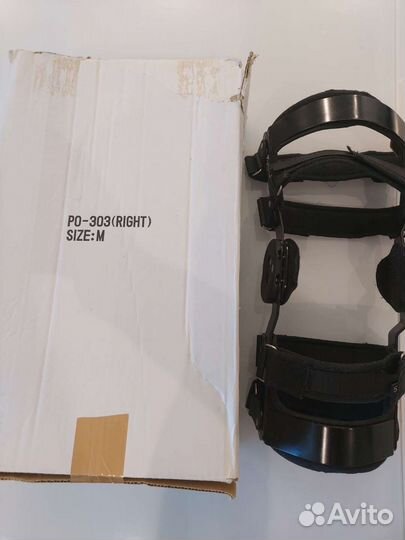 Ортез на правый коленный сустав с шарнирами Orlett