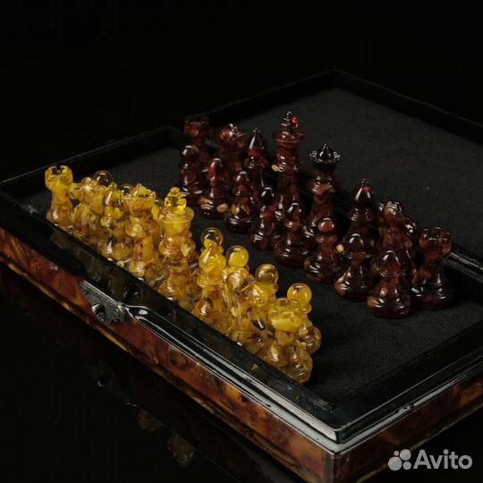 Янтарные Шахматы. Шахматы. Янтарь. 