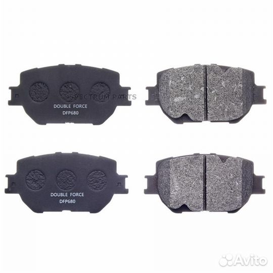 Колодки прдн. double-force DFP680 (DFP680)