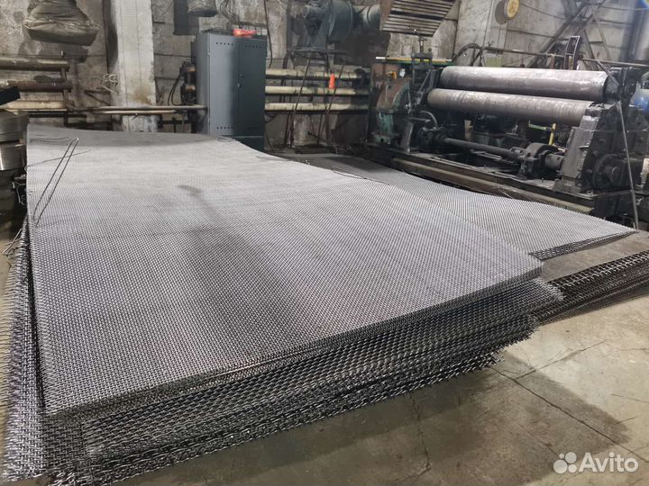 Сито рифленое для грохота ячейка 20 - 40 мм