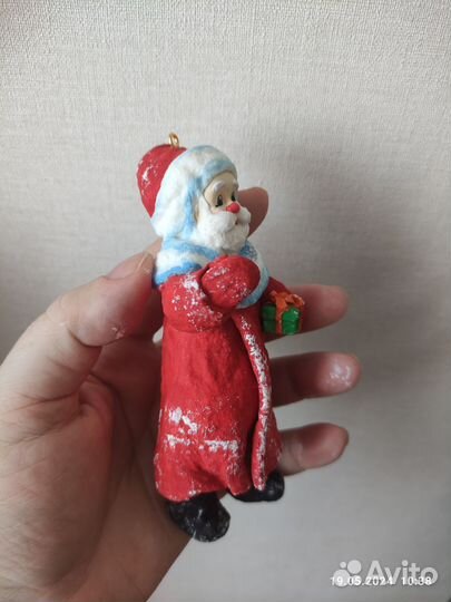 Ватные елочные игрушки 