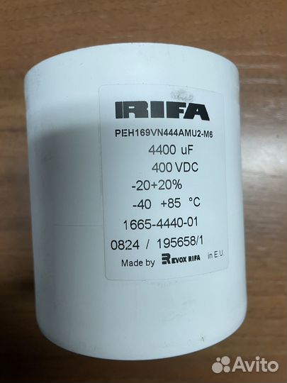 Конденсатор силов.CAP,4400MF,400V.1665-4440(comman