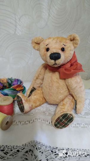 Мишка в стиле Тедди. Ручная работа