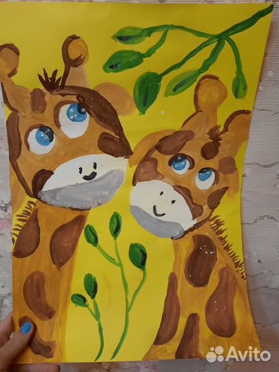 Рисунки детской рукой