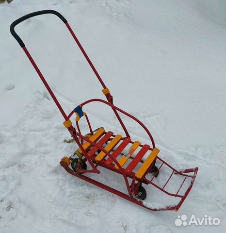 Санки на колесах